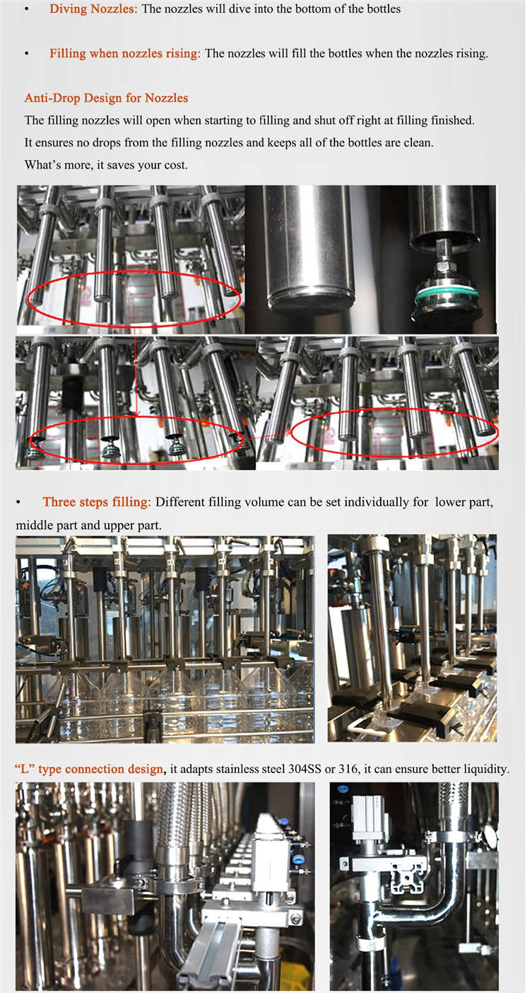 Автоматична машина для наповнення пляшок з сервомотором 4